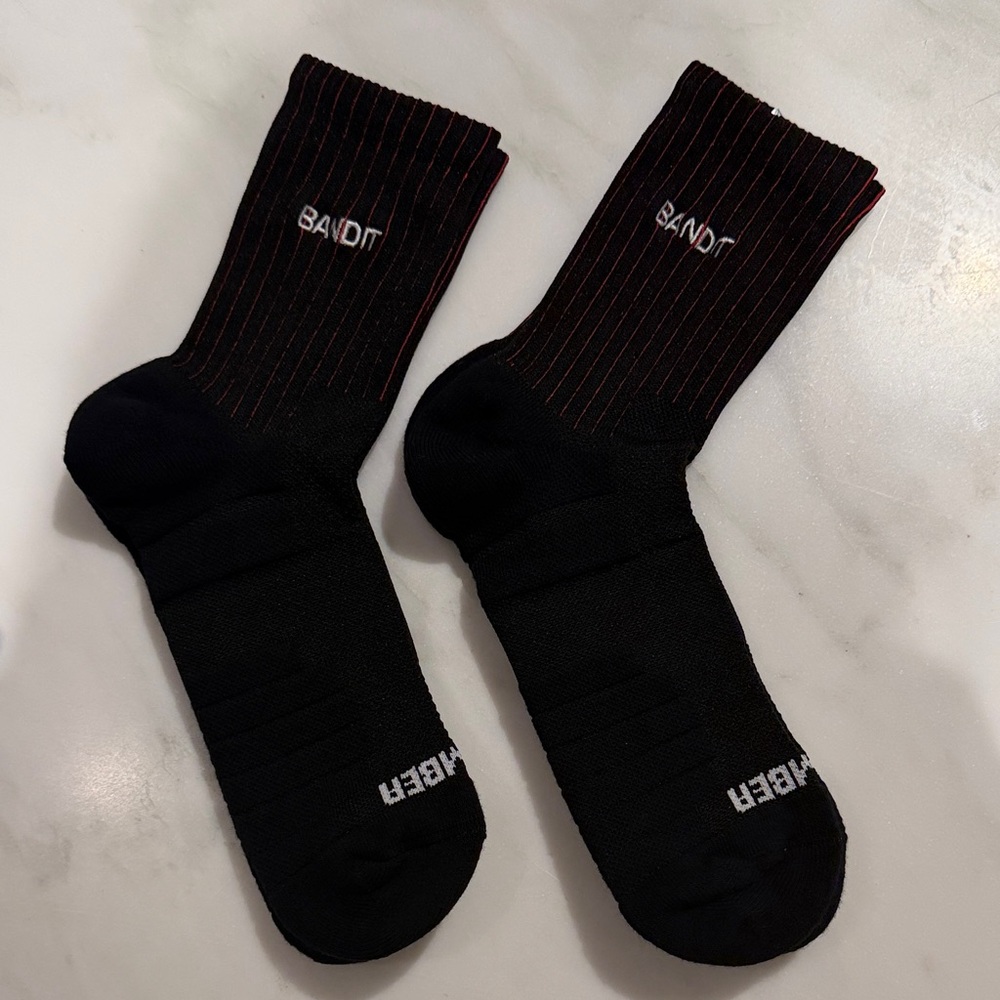 Two pairs of bandit running socks